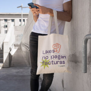Totebag "Likes no pagan facturas"